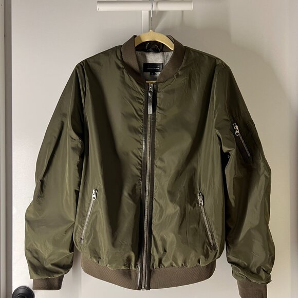 Mackage Aritzia Cara Bomber Jacket w/ leather trim - Picture 1 of 6